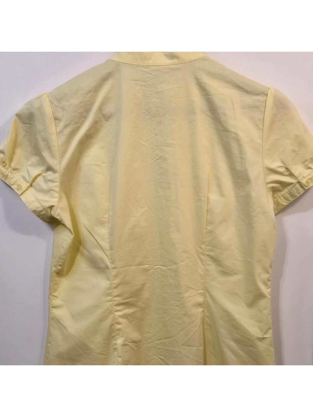 ✨ The Limited Yellow Ruffle Front Essential Blouse - Picture 4 of 4